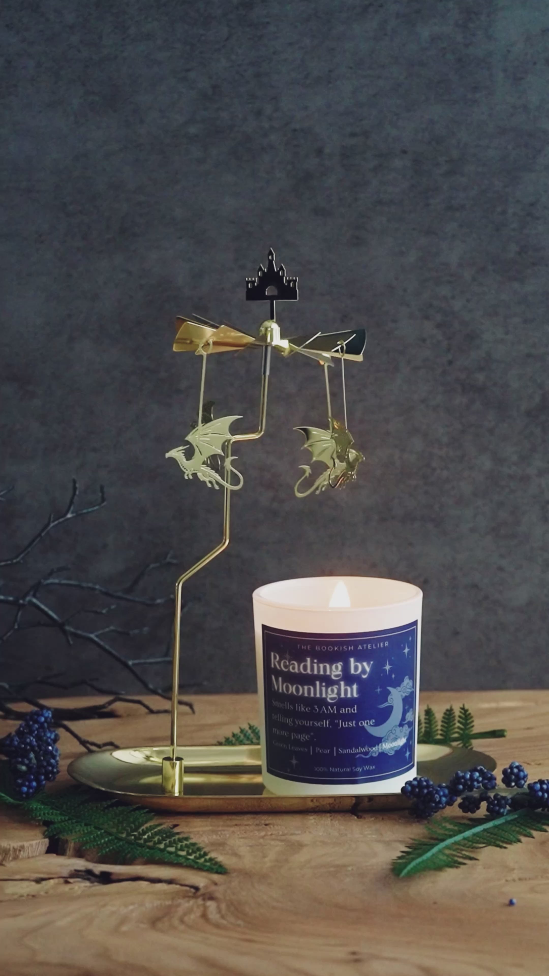 Dragons and Castle Candle Carousel – The Bookish Atelier