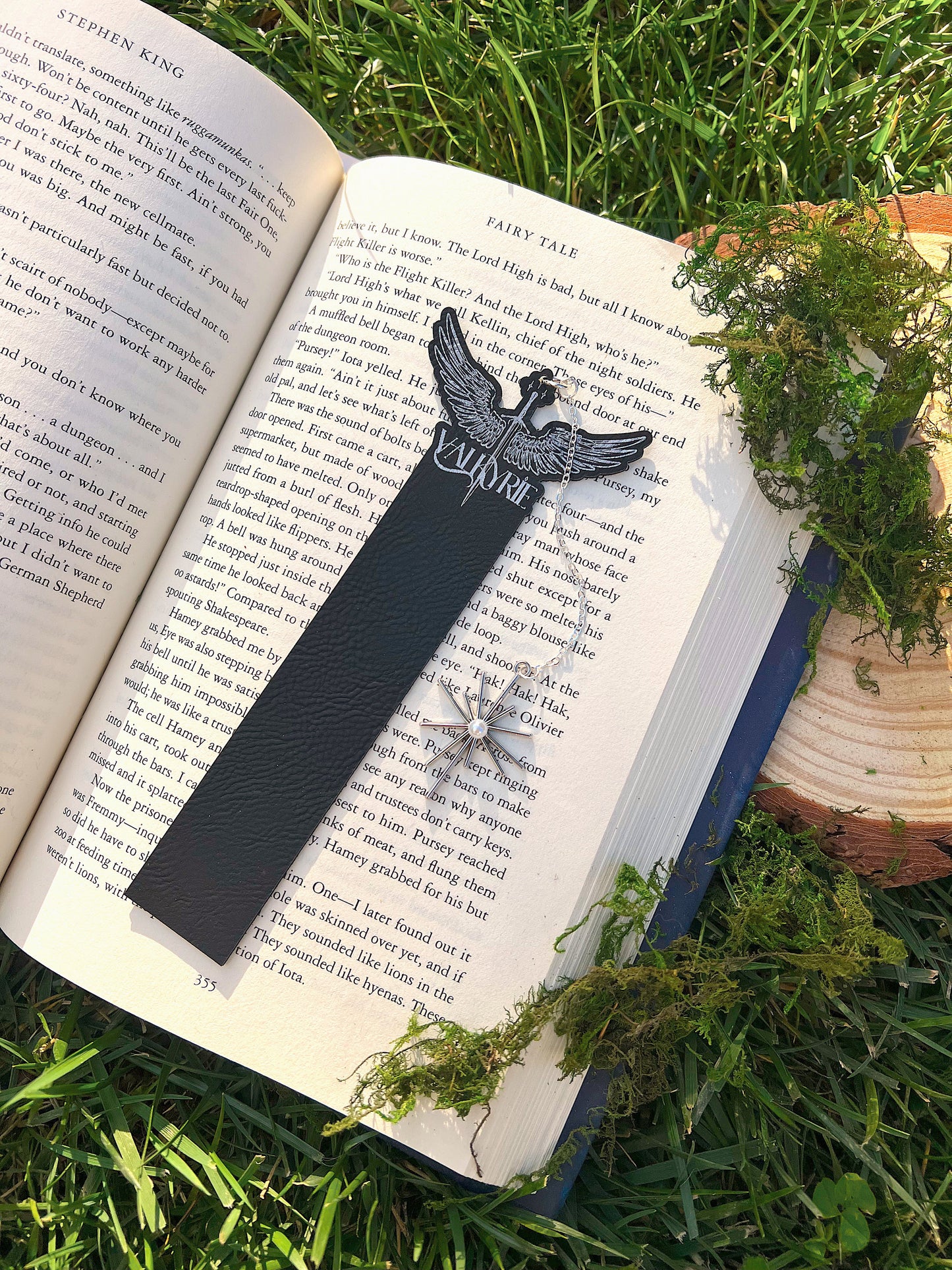 Valkyrie Leather Bookmark, Fantasy Bookmark, Elven-Inspired Bookmark, Gift for Readers, Elf Fairy Faerie Fae Bookmark, Warrior Goddess