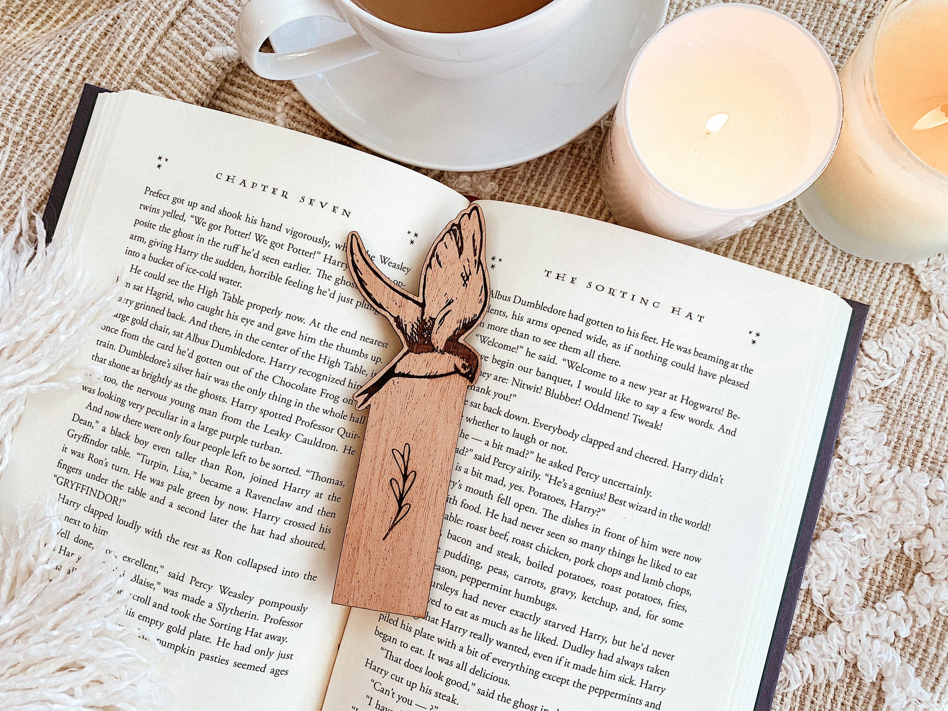 Swallow Bird Wood Bookmark, Fantasy Bookmark, Elven-Inspired Bookmark, Elf Fae Bookmark, Nature Bookmark, Forest Tree Bookmark